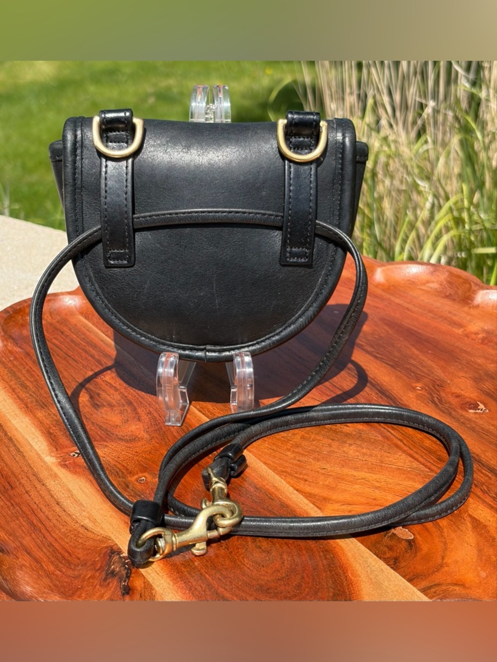 Vintage COACH Mini Belt Bag Black Leather 9826 EUC - Picture 13 of 17